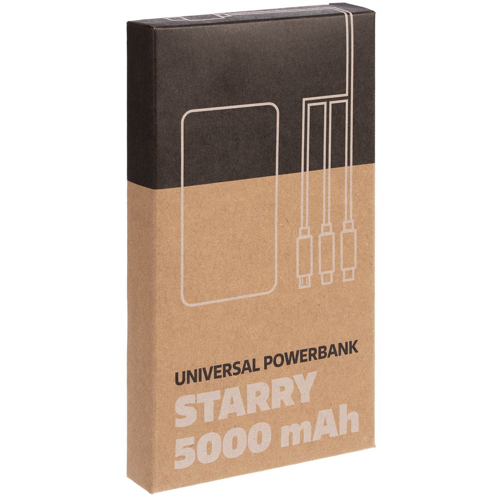 Аккумулятор Uniscend Starry с подсветкой, 5000 мАч, синий-3