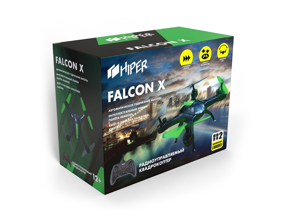 Радиоуправляемый квадрокоптер HIPER FALCON X-10