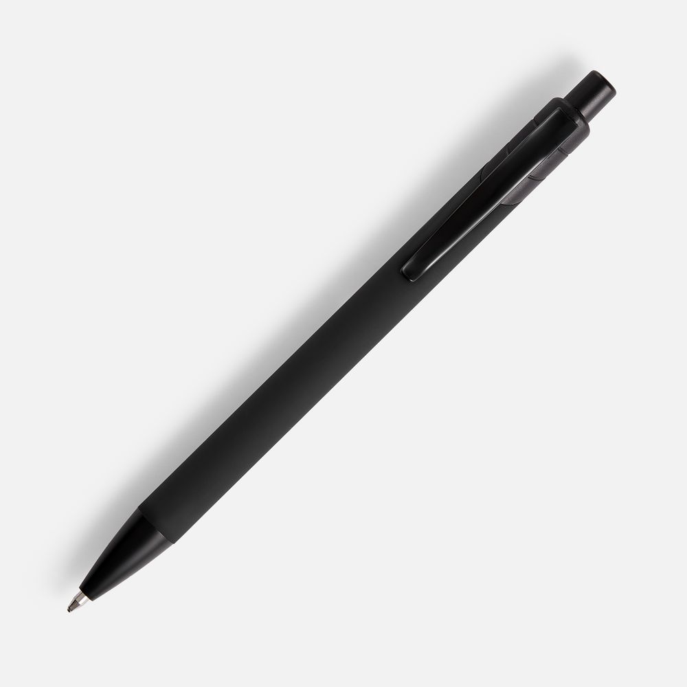 Ручка шариковая Undertone Black Soft Touch, черная-1