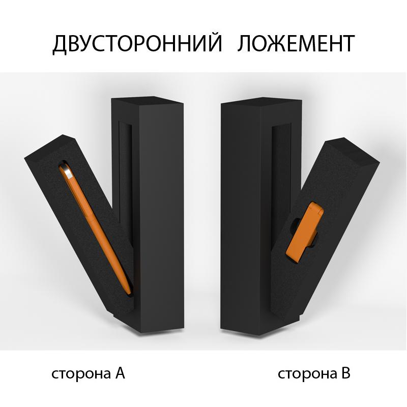 Набор ручка "Jupiter" + флеш-карта "Case" 8 Гб в футляре, покрытие soft touch-2