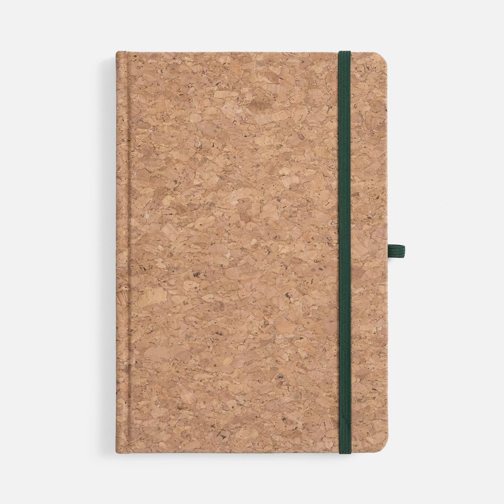 Блокнот Corkfolio, зеленый-3