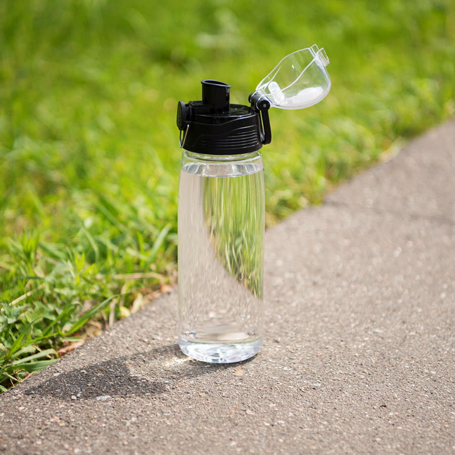 Бутылка для воды FLASK, 800 мл, прозрачный-4