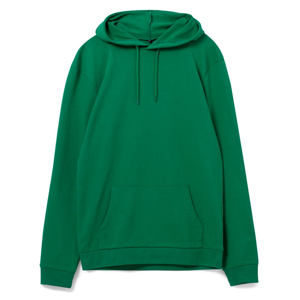 Толстовка с капюшоном унисекс Hoodie, зеленая-0