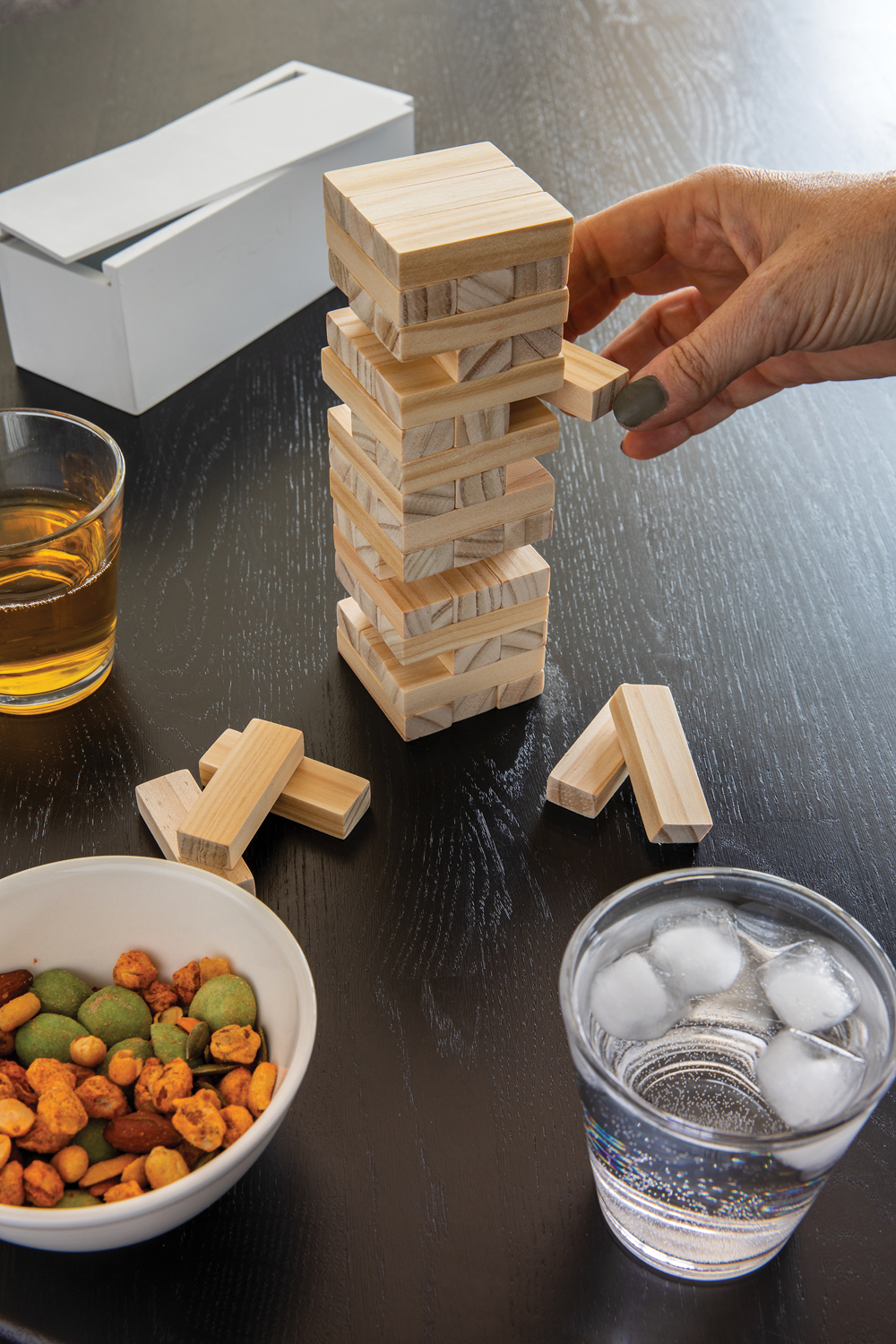 Настольная игра из дерева Башня-3