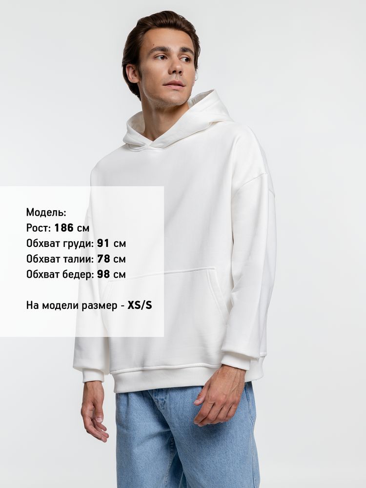 Худи оверсайз Kulonga Comfort Heavy, молочно-белое-3