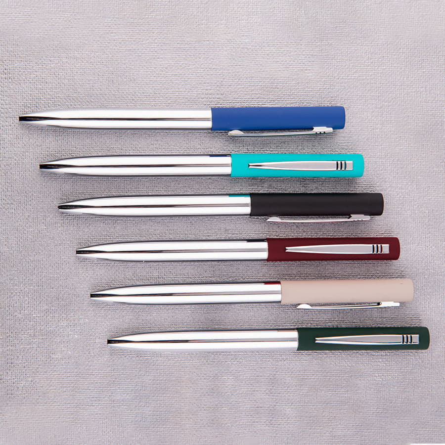 Ручка шариковая CLIPPER, покрытие soft touch, синий-1