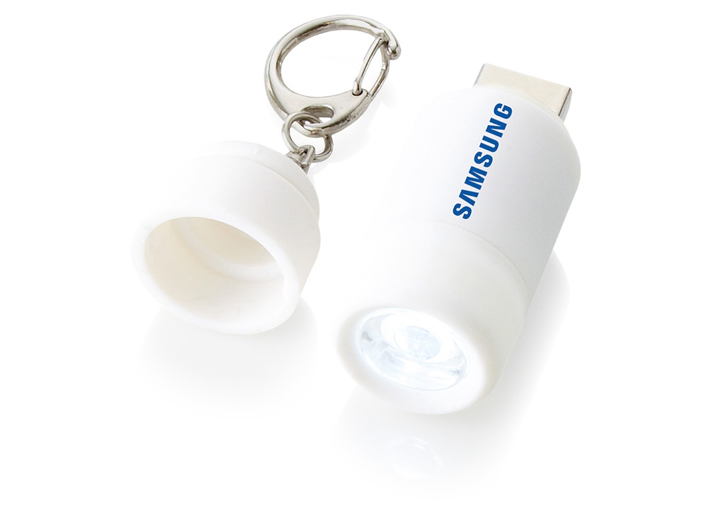 Мини-фонарь Avior с зарядкой от USB, белый-1