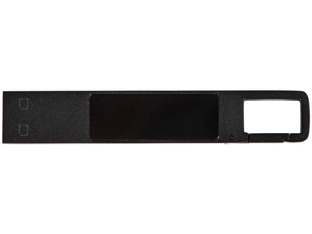 USB 2.0- флешка на 32 Гб c подсветкой логотипа Hook LED, темно-серый, красная подсветка-1