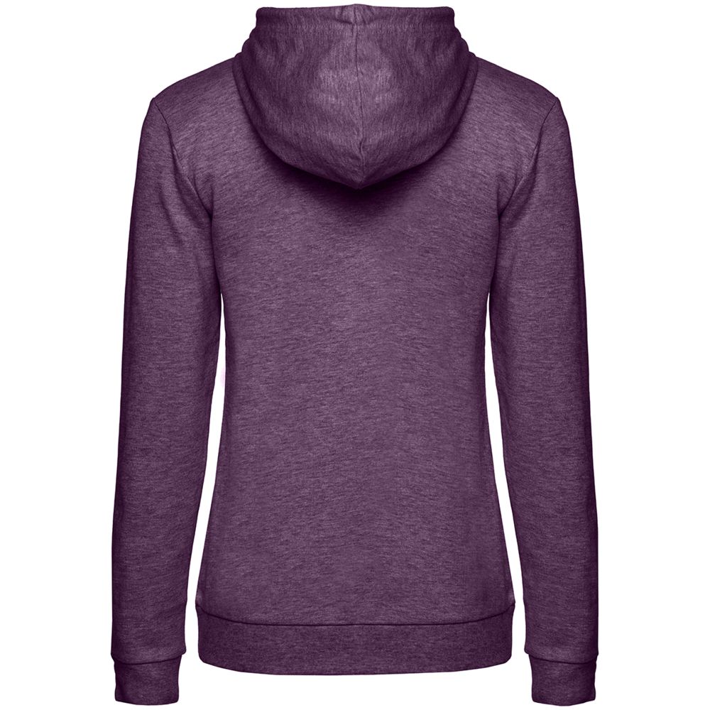 Толстовка с капюшоном женская Hoodie, фиолетовый меланж-2