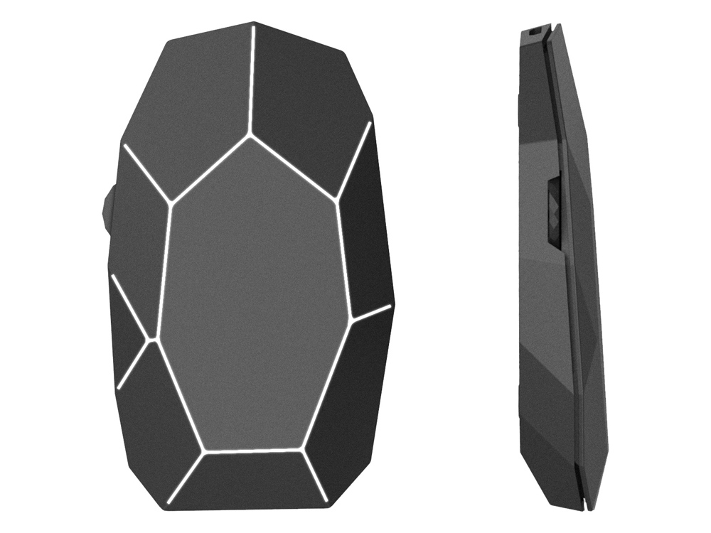 Беспроводная мышь Geo Mouse Plus, черный-1