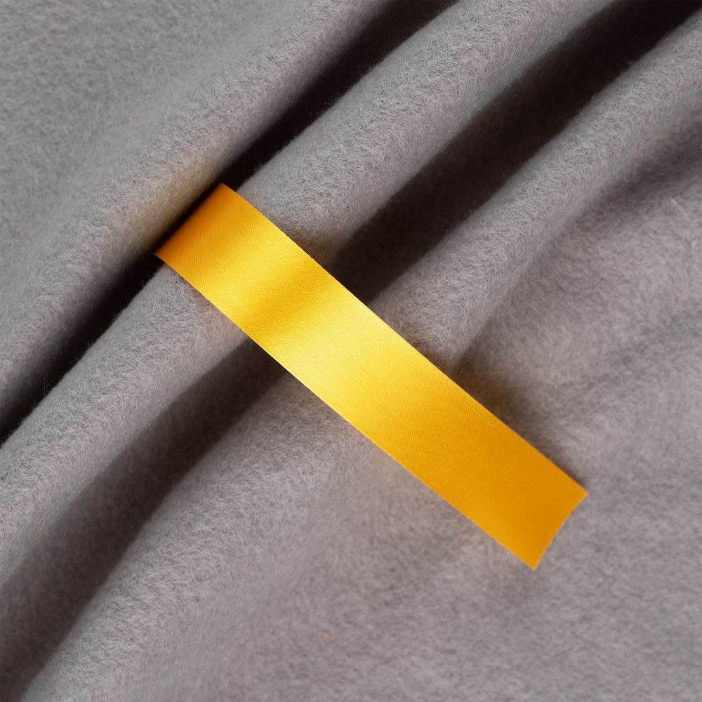 Лента сатиновая Satin 20 XL, желтая, 160 см-0