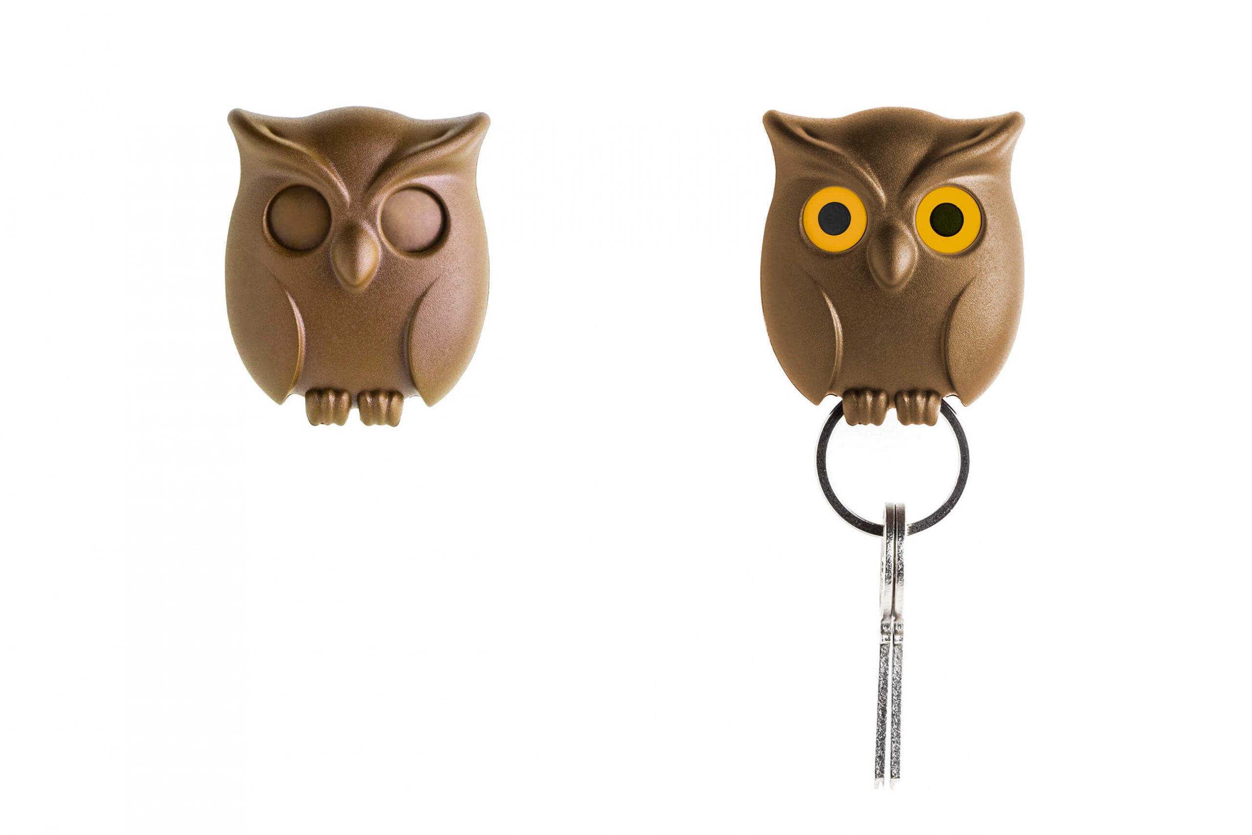Брелок для ключей Night Owl, Коричневый-0