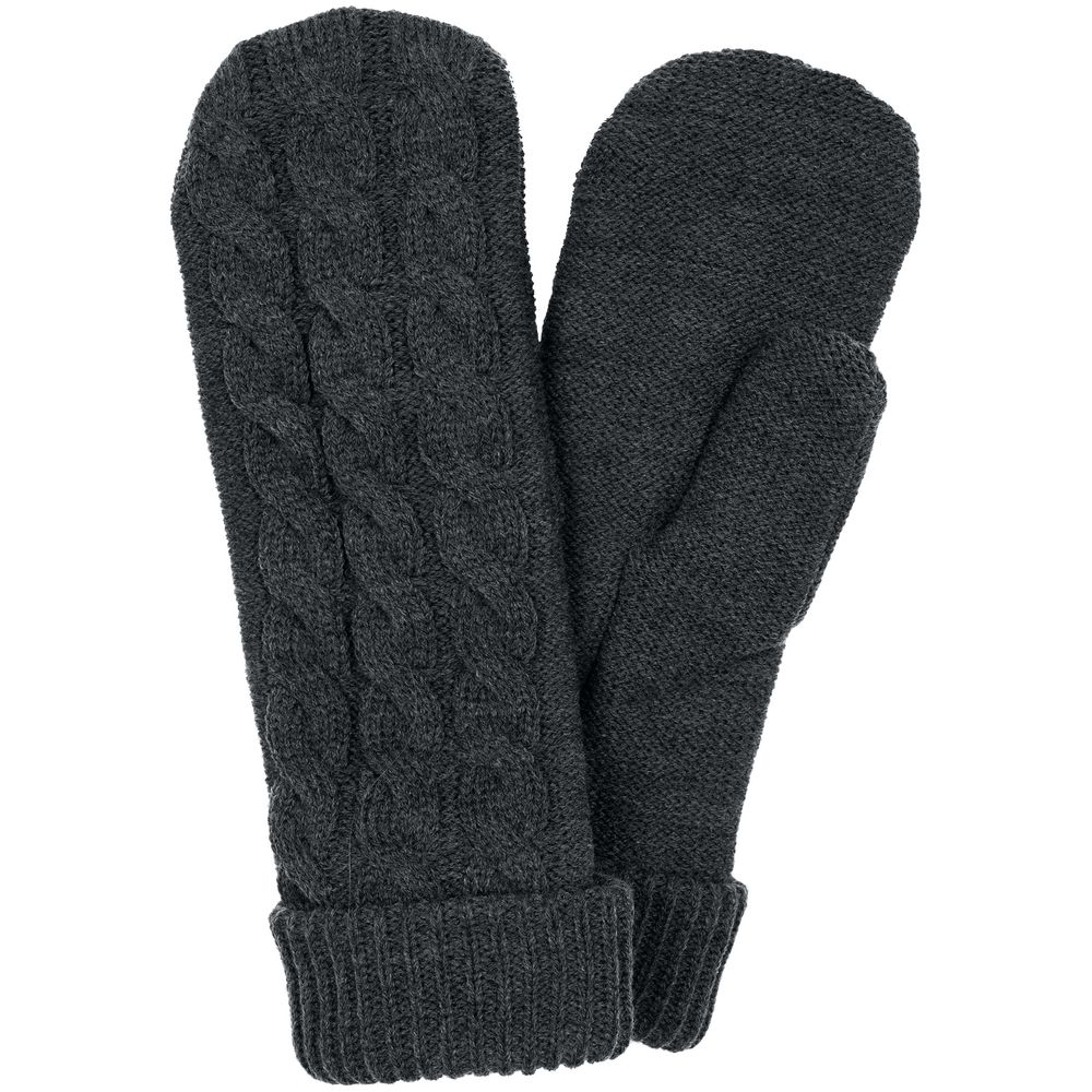 Варежки Heat Trick, темно-серый меланж-1