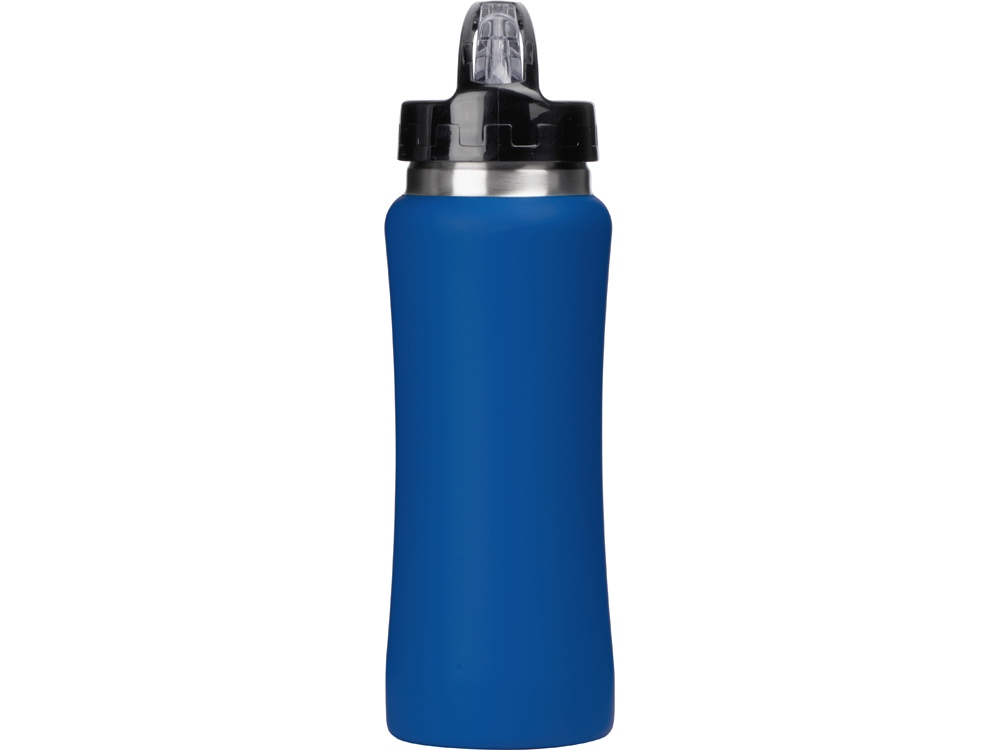 Бутылка для воды Bottle C1, сталь, soft touch, 600 мл, синий-4