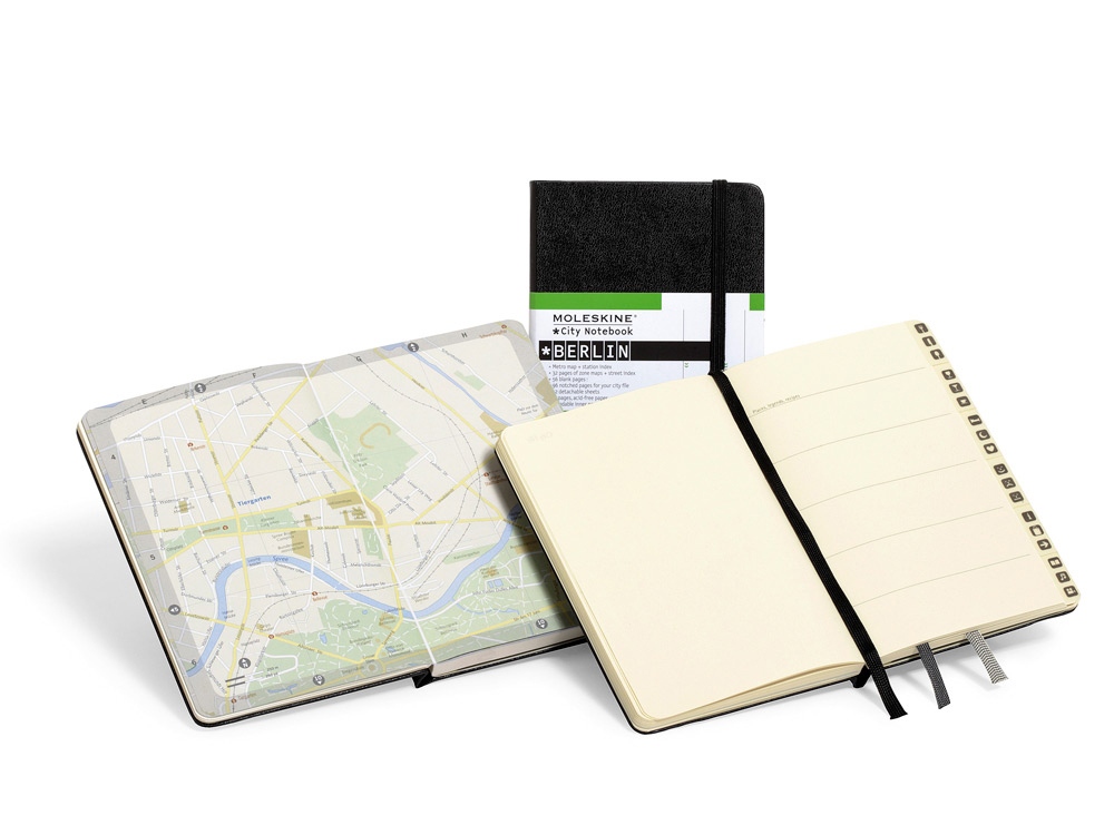 Записная книжка Moleskine City Berlin (Берлин), Pocket (9x14 см), черный-1