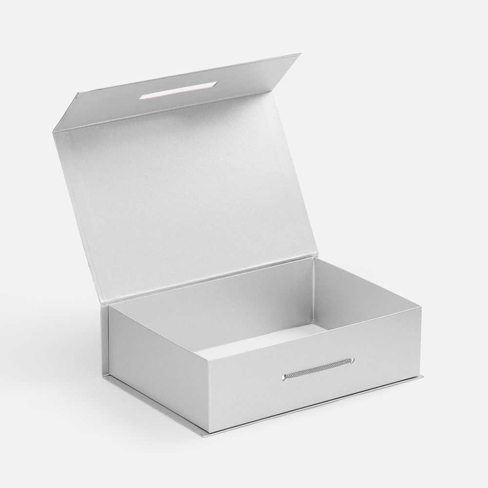 Коробка Case, серебристая-0