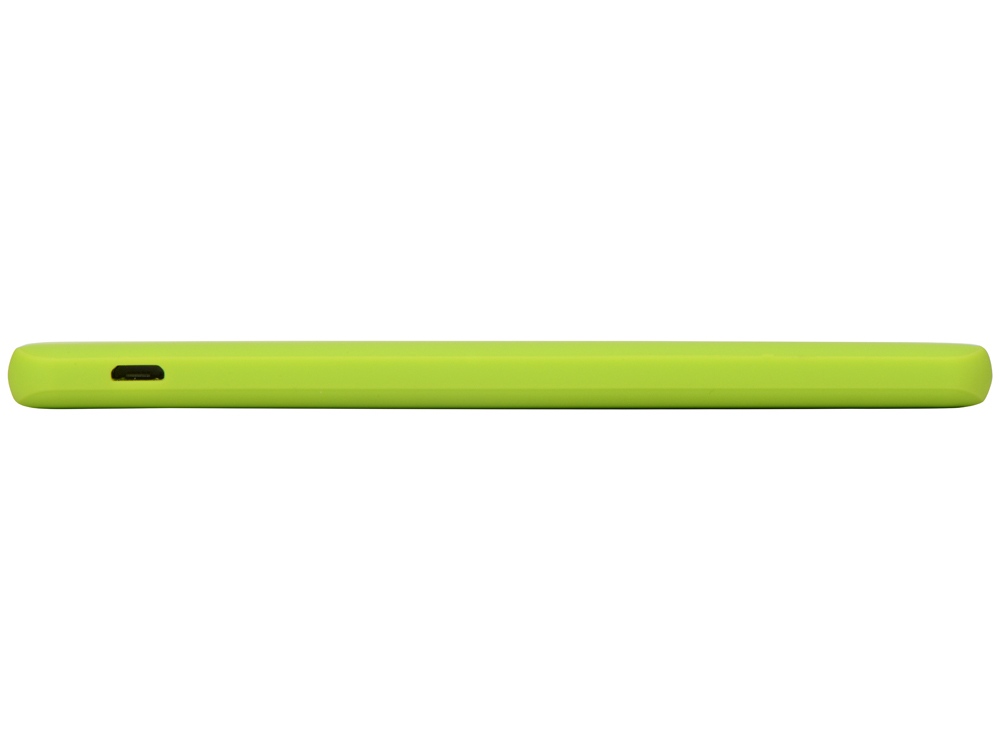 Портативное зарядное устройство Reserve с USB Type-C, 5000 mAh, зеленое яблоко-3