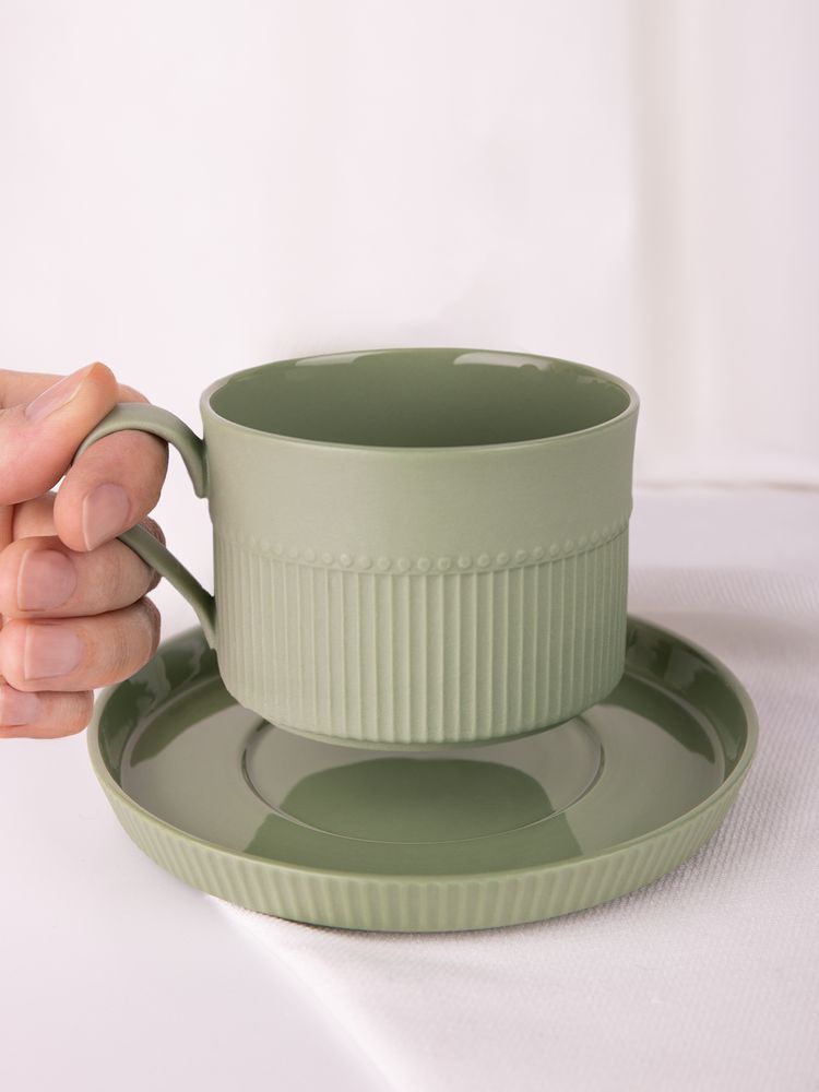 Чайная пара Pastello Moderno, зеленая-3