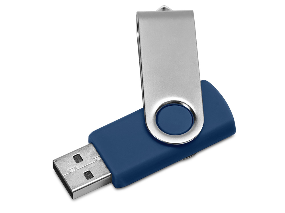 Флеш-карта USB 2.0 32 ГБ Флэш С1, темно-синий-0