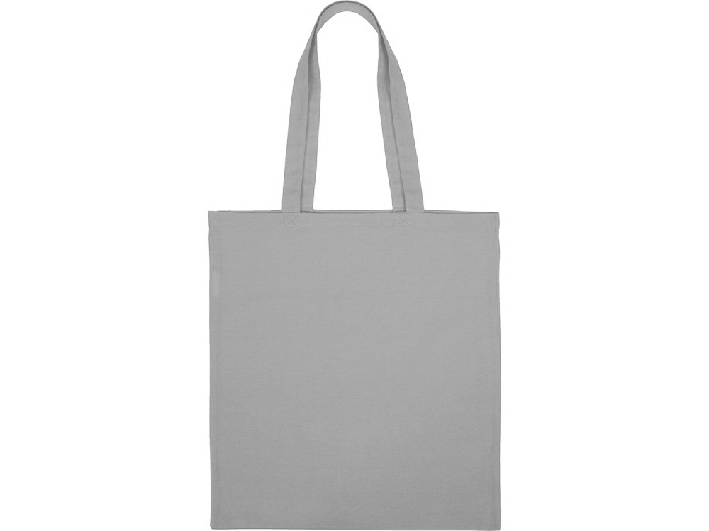 Сумка для шопинга Carryme 140 хлопковая, 140 г/м2, серый-3