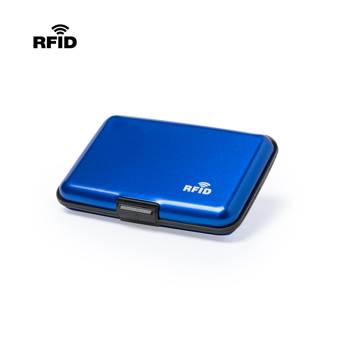 Футляр "Trust" для банковских карт и визиток с RFID - защитой от считывания данных, серебристый-3