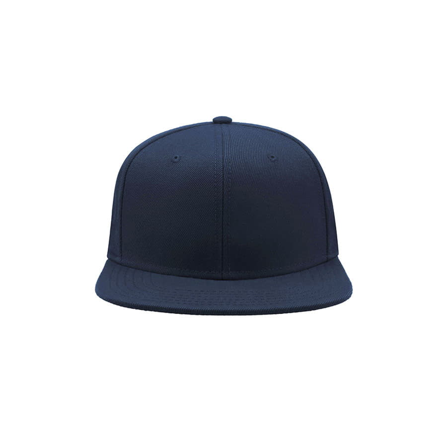 Бейсболка SNAP BACK, 6 клиньев, пластиковая застежка, темно-синий-4