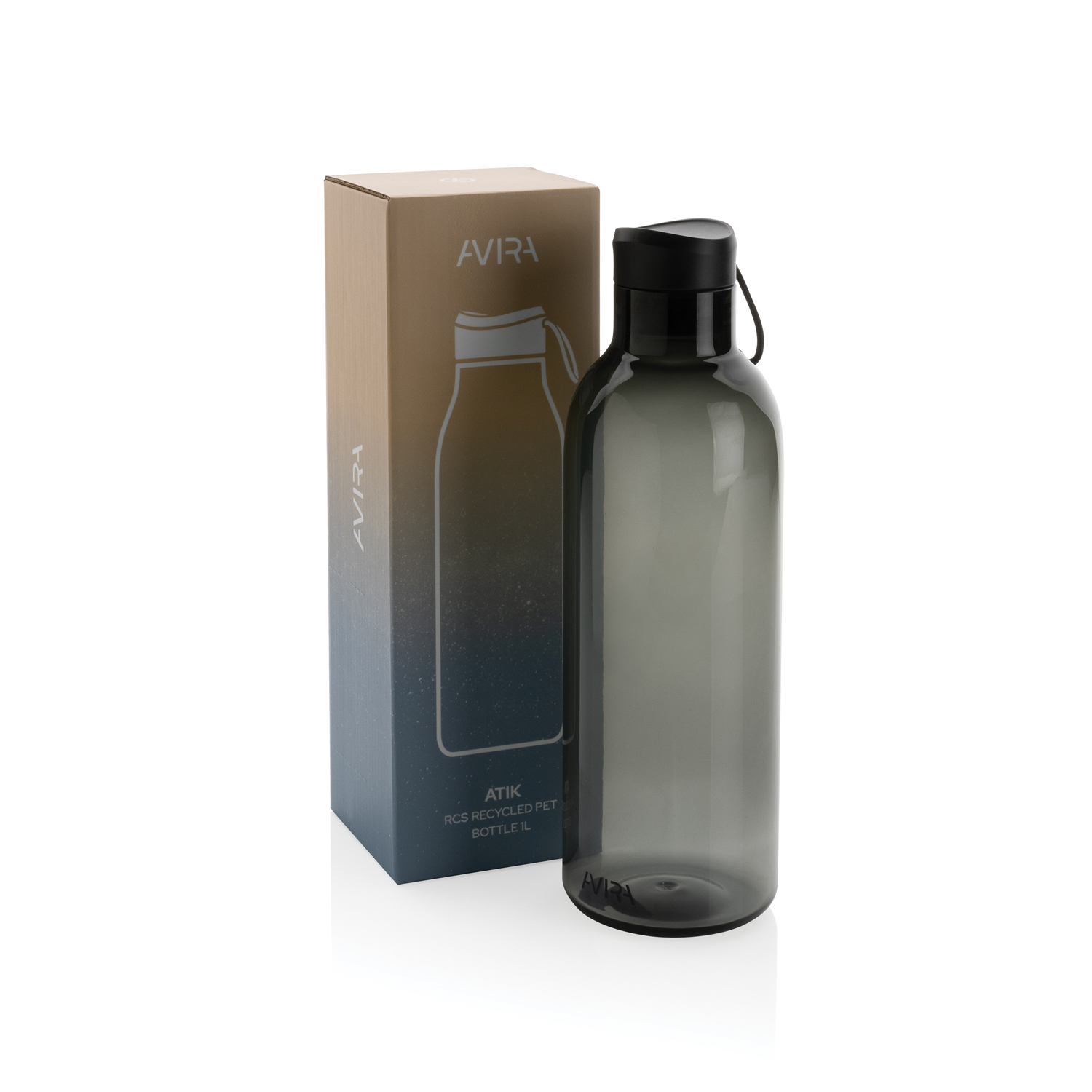 Бутылка для воды Avira Atik из rPET RCS, 1 л-1