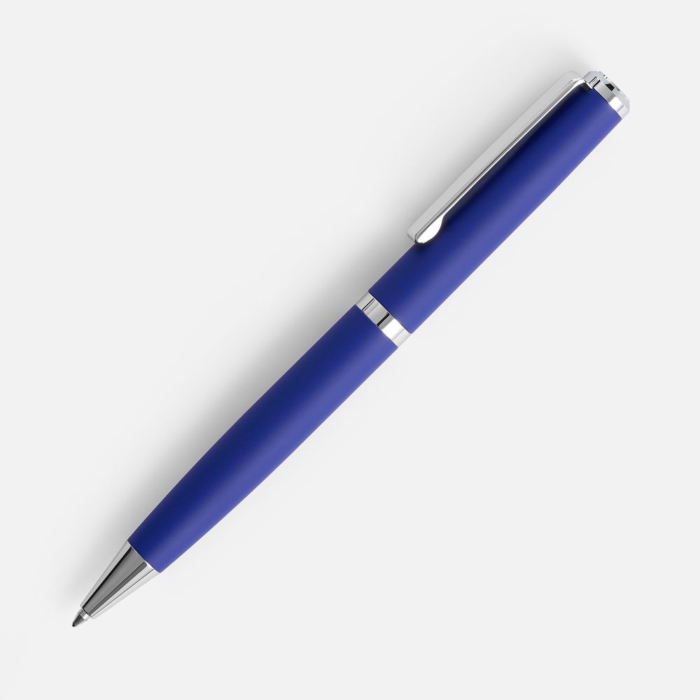 Ручка шариковая Inkish Chrome в футляре, синяя-0