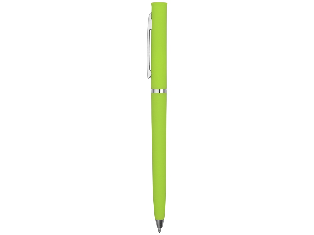 Ручка шариковая Navi soft-touch, зеленое яблоко-2
