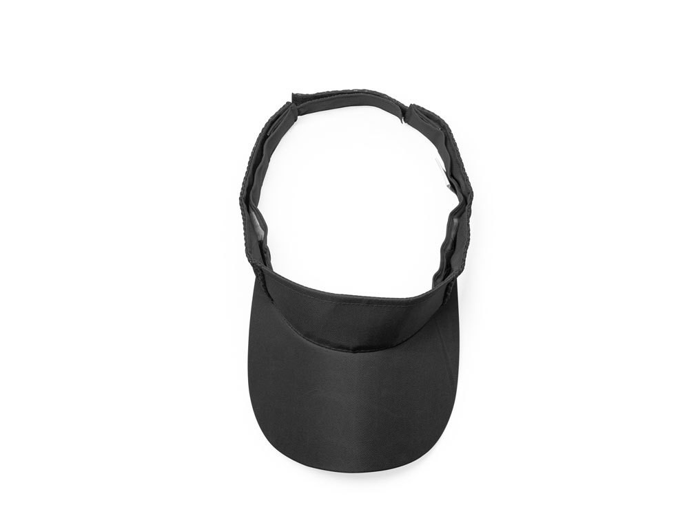 Козырек WIZER из мягкой микрофибры, черный-1