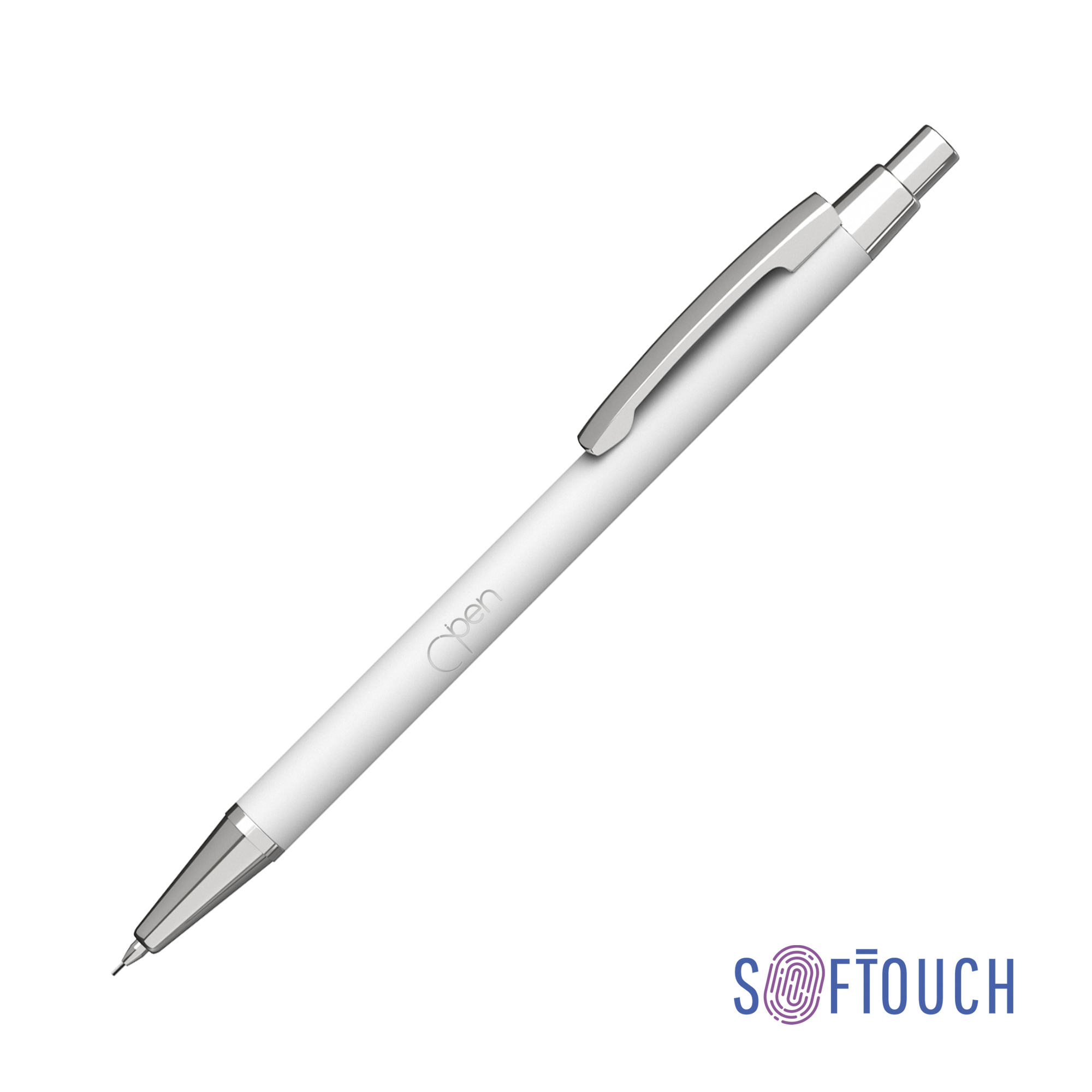 Карандаш механический "Ray", покрытие soft touch-0
