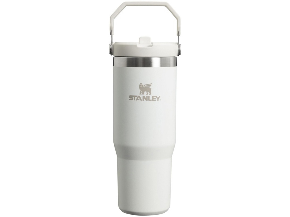 Stanley 890 мл IceFlow™ стакан с откидной соломинкой - Матовый белый-0