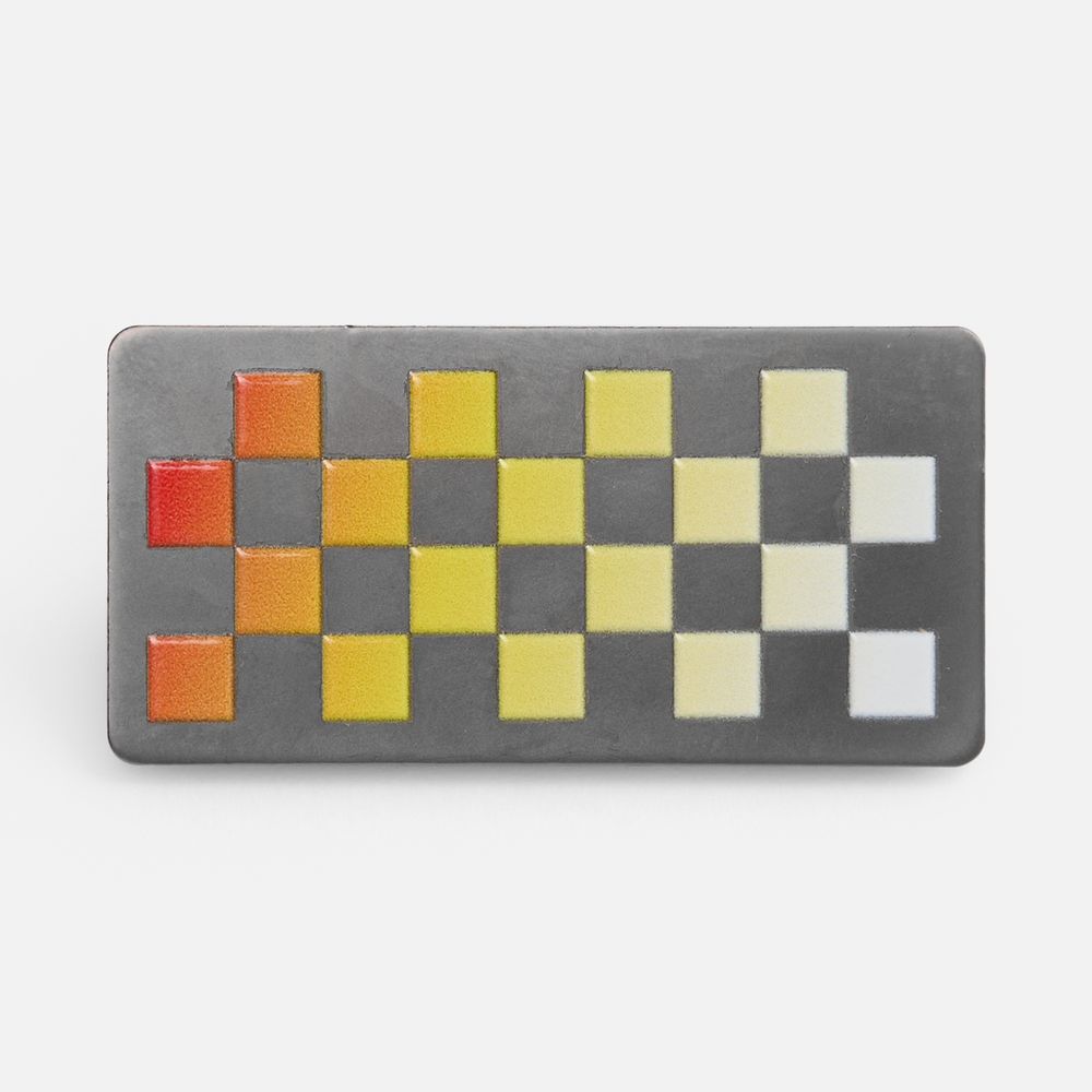 Значок Magnet Matto, серый металлик-3