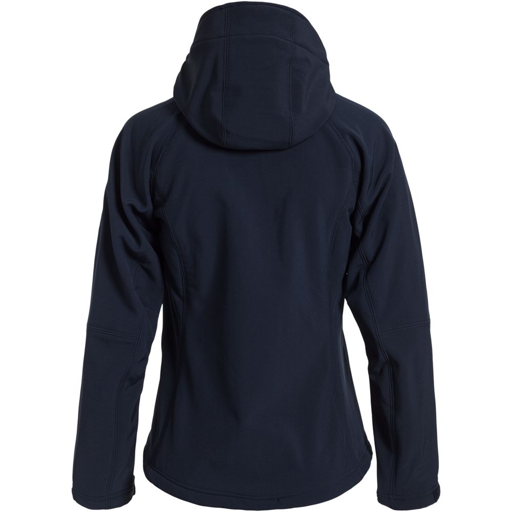 Куртка женская Hooded Softshell темно-синяя-3