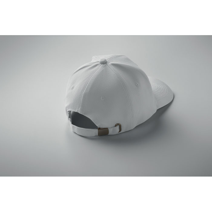 6 panel baseball cap, белый-2