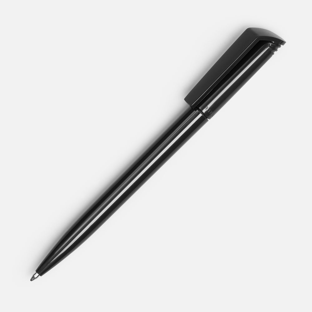 Ручка шариковая Flip, черная-1