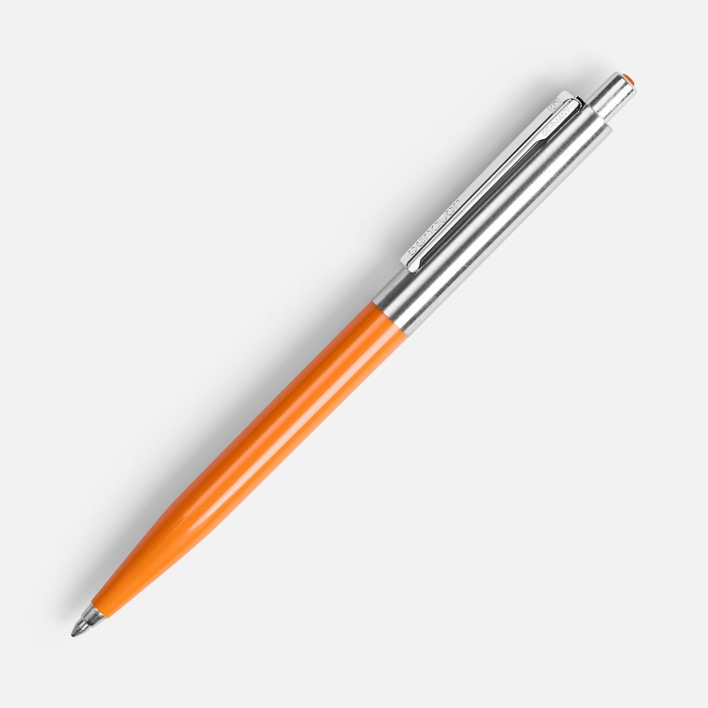 Ручка шариковая Senator Point Metal, ver.2, оранжевая-0