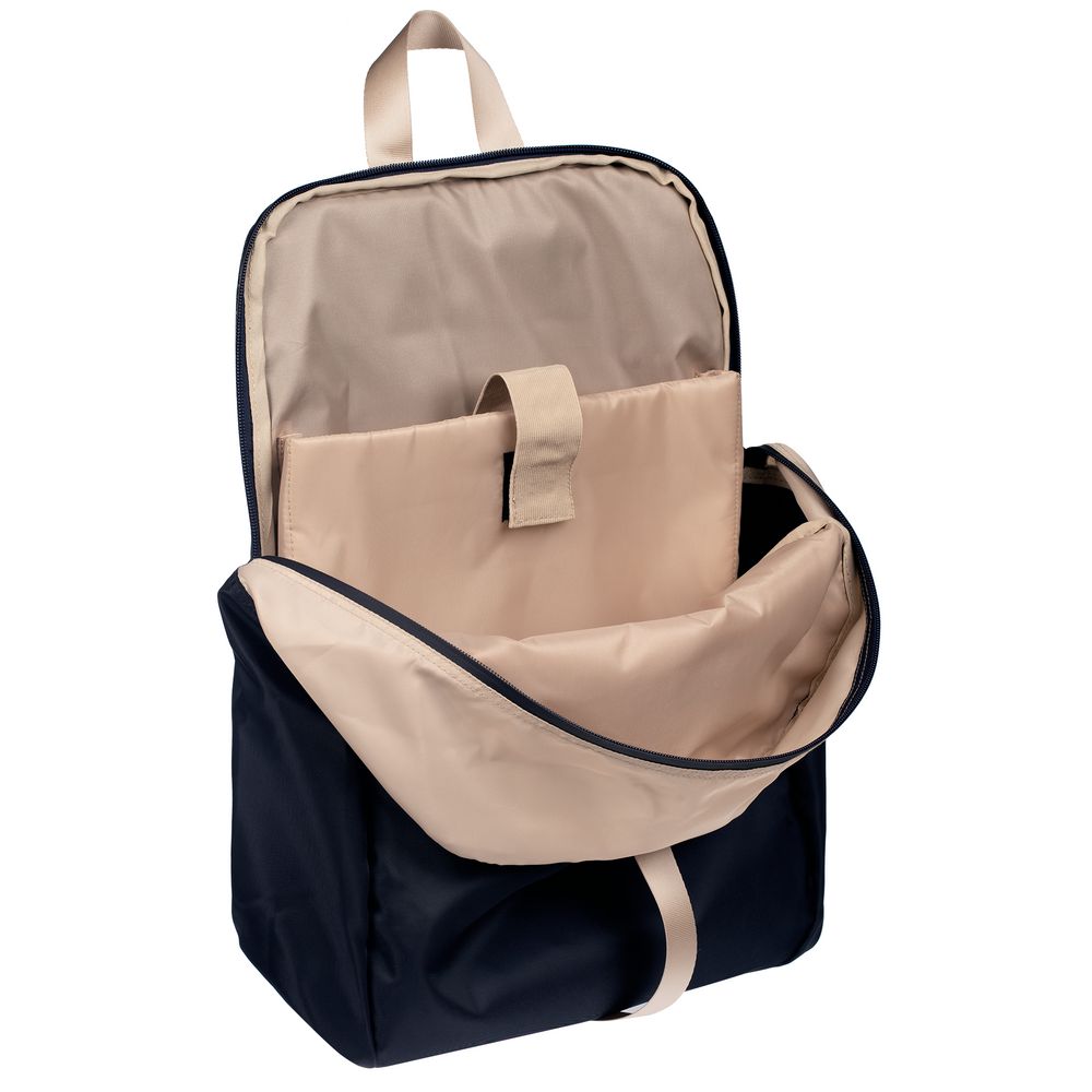 Рюкзак coolStuff, темно-синий с бежевым-2