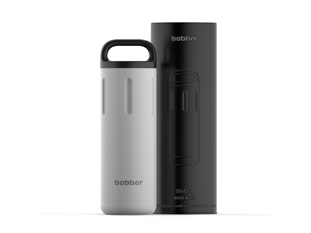Вакуумный термос бытовой с керамическим покрытием, тм bobber, 770 мл. Артикул Bottle-770 Sand Grey (серый)-3