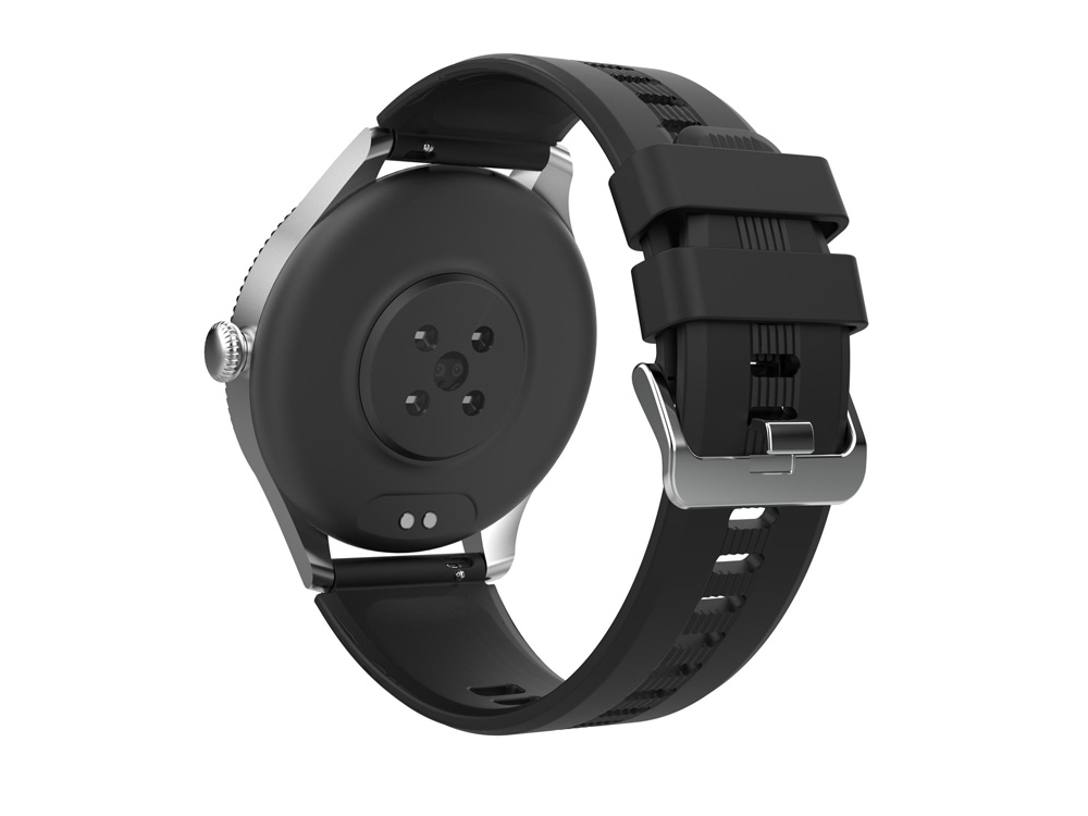 Умные часы HIPER IoT Watch GTR, черный/голубой-3