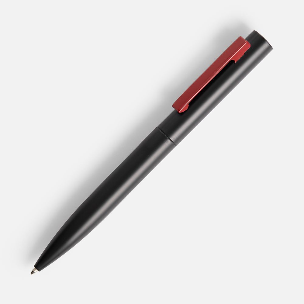 Ручка шариковая Inkolor, черная с красным-1