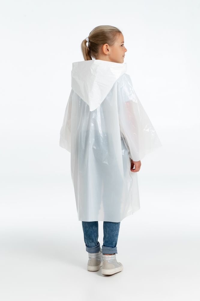 Дождевик-плащ детский BrightWay Kids, белый-3