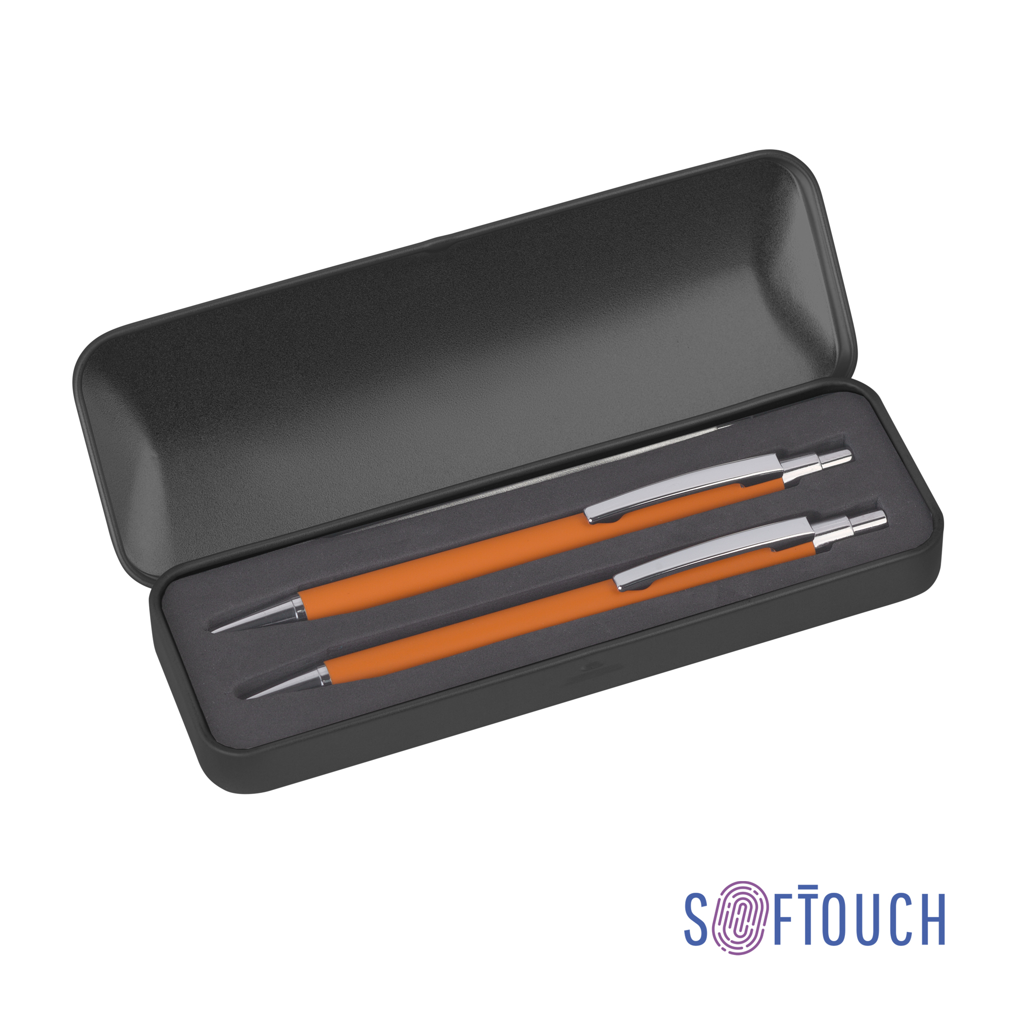 Набор "Ray" (ручка+карандаш), покрытие soft touch-0