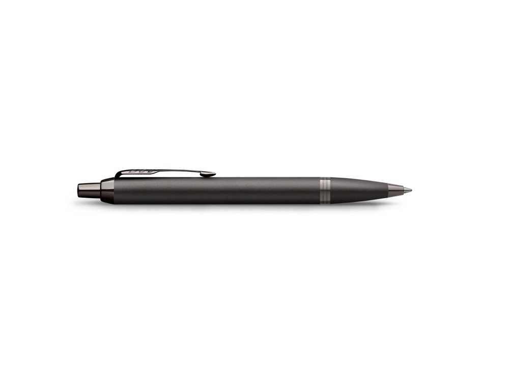 Шариковая ручка Parker IM Monochrome Black, стержень:M, цвет чернил: blue, в подарочной упаковке.-2