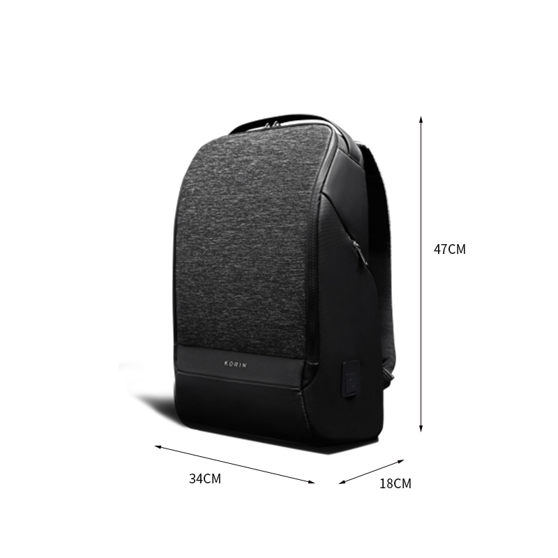 Рюкзак FlexPack Pro 47х34х18 см, черный-27