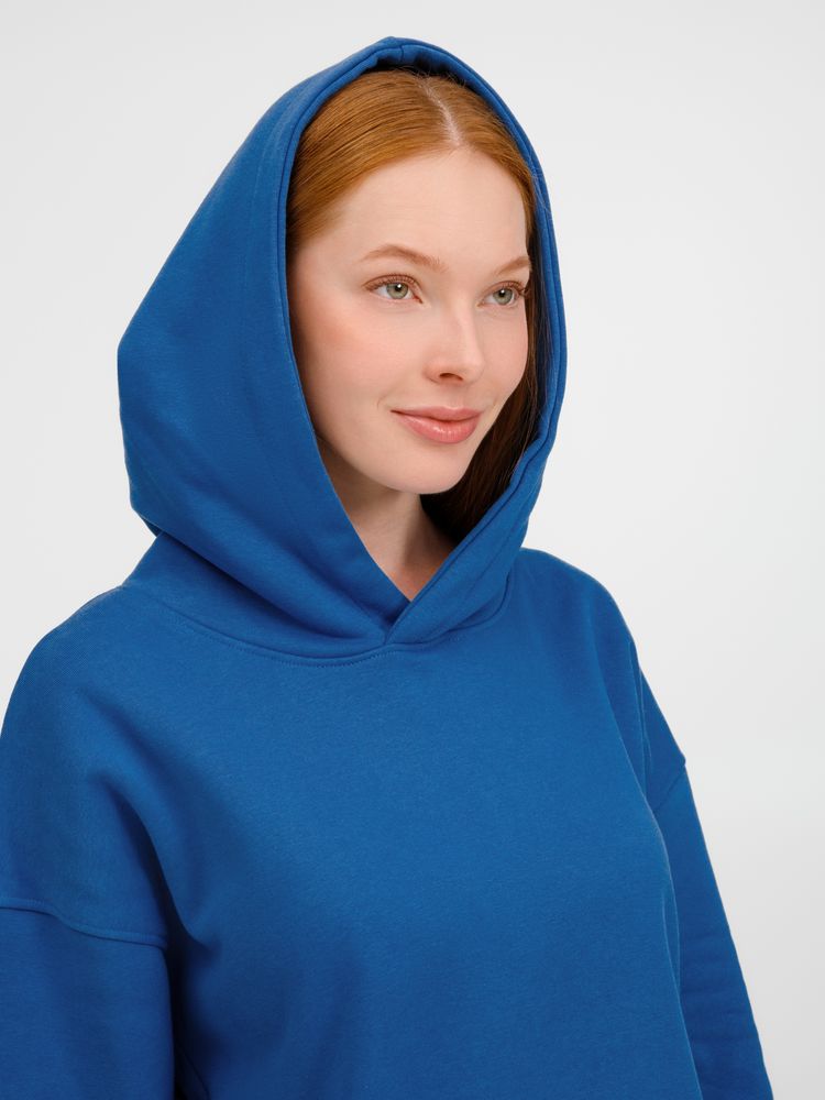 Худи оверсайз унисекс Tolla, синее (джинс)-3