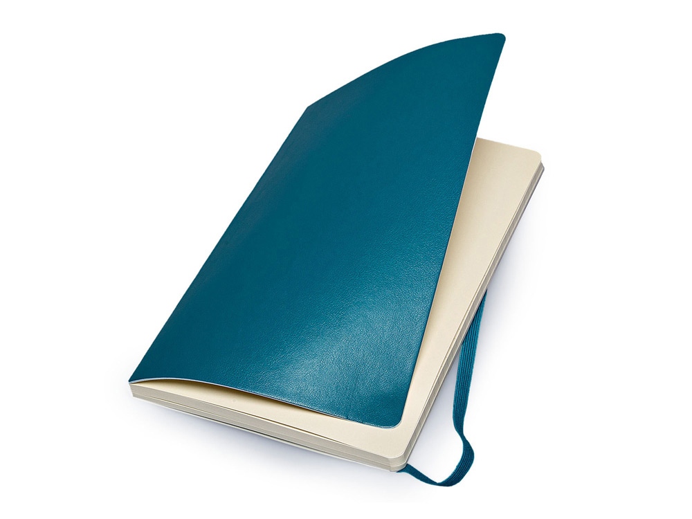 Записная книжка Moleskine Classic Soft (в линейку), Large (13х21см), бирюзовый-1