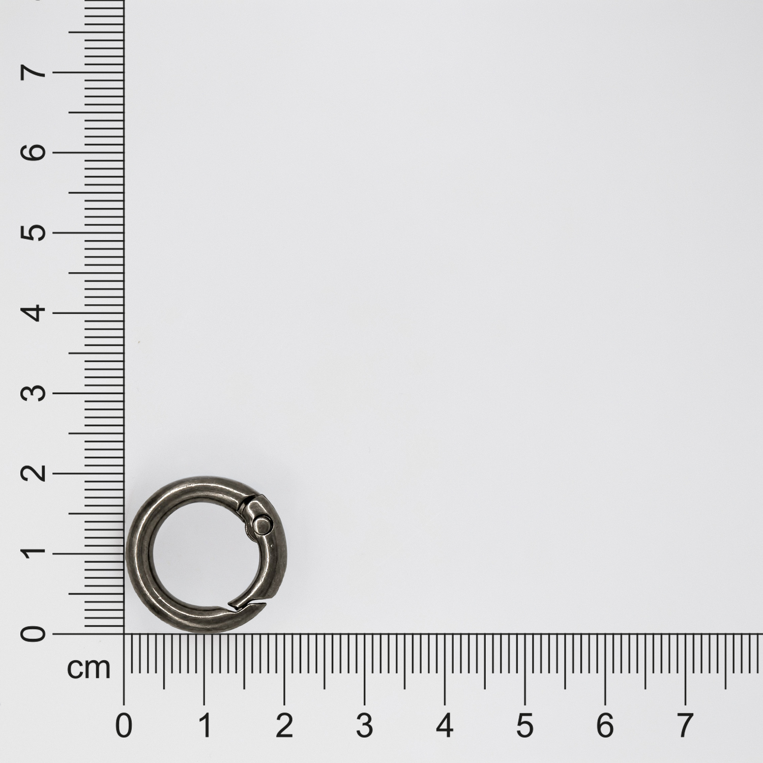 Карабин-кольцо Ring для обвеса, d=2см (чёрный никель)-3