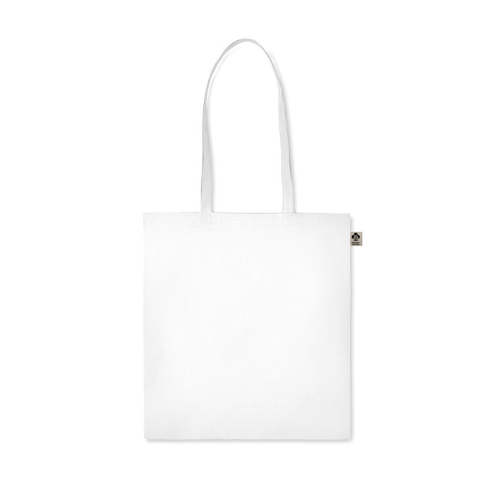 Сумка шоппер из хлопка, белый-2