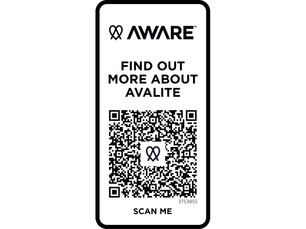 Avalite футболка унисекс Aware™ из переработанных материалов с коротким рукавом - Нейви-4